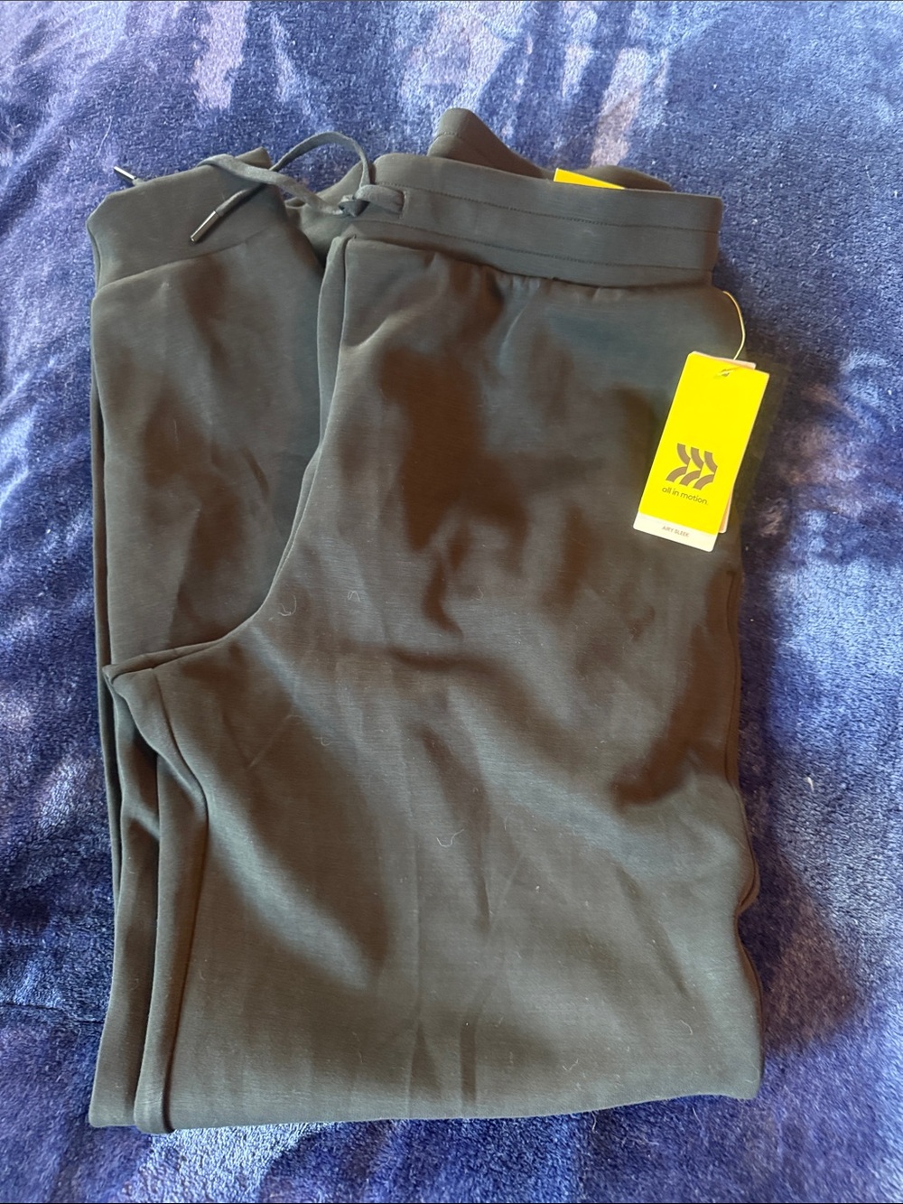 all in motion Black Women's Track Joggers with Drawstring Waistband